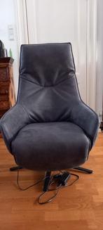 Relax stoel elektrisch, Huis en Inrichting, Fauteuils, Ophalen, 75 tot 100 cm, Zo goed als nieuw, Leer