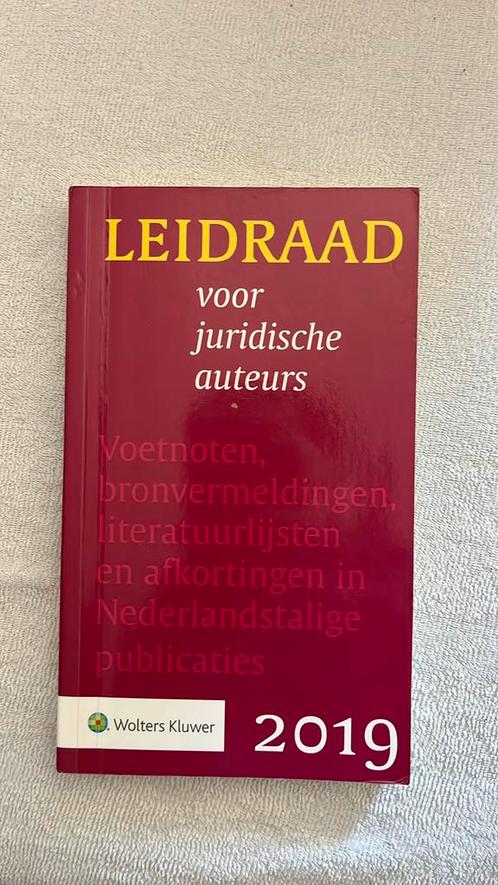 Leidraad voor juridische auteurs, Boeken, Wetenschap, Zo goed als nieuw, Ophalen of Verzenden