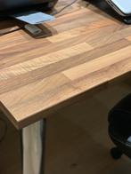 Bureau op maat - Houtlook blad met RVS poten, Ophalen