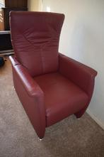leren stoel / relax fauteuil, Huis en Inrichting, Ophalen, 75 tot 100 cm, Zie foto's Relaxstoel, 50 tot 75 cm