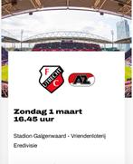 3 tickets Fc Utrecht - AZ, Twee personen, Maart
