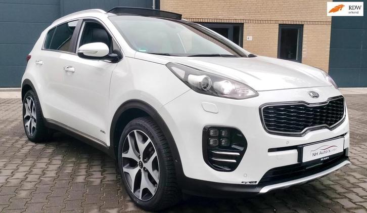 Kia SPORTAGE 1.6 T-GDI 4WD GT-Line PlusLine Leder Panorama D, Auto's, Kia, Bedrijf, Te koop, Sportage, ABS, Achteruitrijcamera