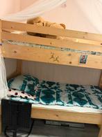 Houten Stapelbed - Eenpersoons, Gebruikt, 90 cm, Eenpersoons, Bruin