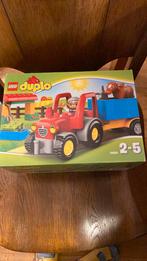 Duplo 10524 tractor met koe, Ophalen of Verzenden, Zo goed als nieuw, Complete set, Duplo