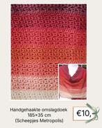 Handgehaakte omslagdoek, Kleding | Dames, Ophalen of Verzenden, Zo goed als nieuw, Maat 46/48 (XL) of groter, Sjaal
