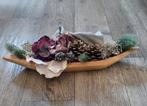 Houten boot met decoratie, Huis en Inrichting, Ophalen of Verzenden, Zo goed als nieuw