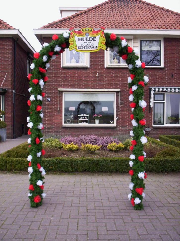 Boog trouwboog huwelijksboog rozenboog rozen jubileum jaar, Hobby en Vrije tijd, Feestartikelen | Verhuur, Ophalen