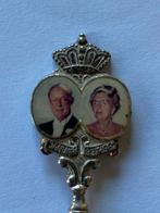 Lepeltje Koningin Juliana prins Bernhard, Verzamelen, Ophalen of Verzenden, Zo goed als nieuw, Speld(je) of Lepel(tje)