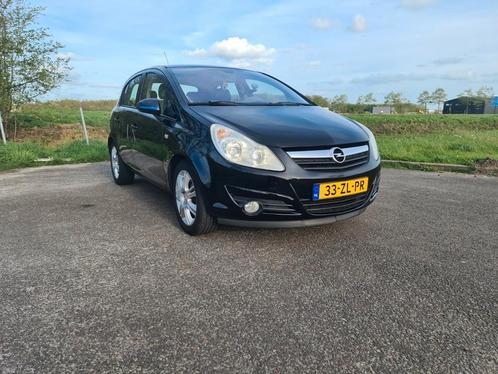 Opel Corsa 1.4 16V 5D 2008 Zwart, Auto's, Opel, Particulier, Corsa, ABS, Airbags, Airconditioning, Alarm, Centrale vergrendeling