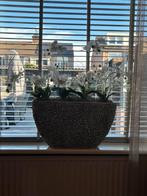Grote bloempot met kunst orchidee, Ophalen, Zo goed als nieuw
