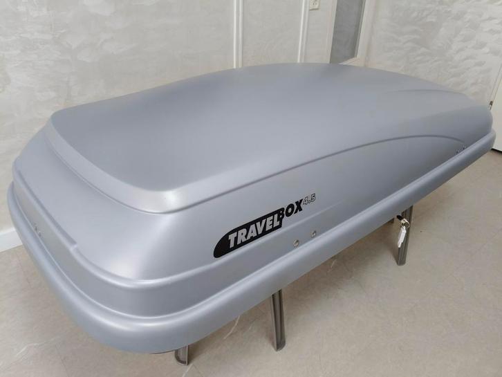 Hapro Travelbox 4.5 Dakkoffer netjes & gebruiksklaar 75kg, Auto diversen, Dakkoffers, Zo goed als nieuw, Ophalen