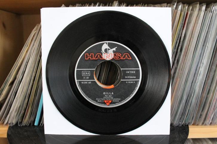 7" Single Gilla - Tu Es / Words, Cd's en Dvd's, Vinyl Singles, Gebruikt, Single, Pop, 7 inch, Ophalen of Verzenden
