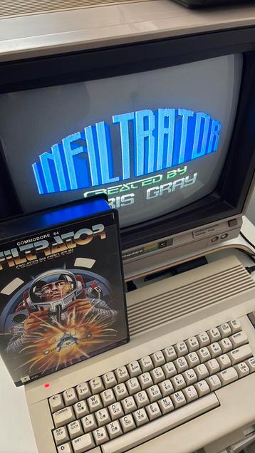 Infiltrator C64 Disk Big Box GETEST beschikbaar voor biedingen