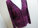 Vest paars fuchsia zwart, maat 42 L Manguun, Overige kleuren, Maat 42/44 (L), Ophalen of Verzenden, Manguun