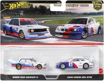 Hot Wheels Premium 2-Pack BMW 320 Group 5 - 2001 BMW M3 GTR beschikbaar voor biedingen