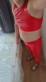 Latex look - pu setje maat m/l, Kleding | Dames, Overige Dameskleding, Ophalen of Verzenden, Zo goed als nieuw