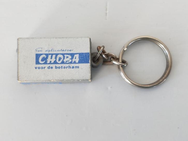 Sleutelhanger Choba - chocoladeboter - vintage, Verzamelen, Sleutelhangers, Gebruikt, Merk, Ophalen of Verzenden