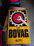 Bovag, vintage,  emaille,  garage, Verzamelen, Ophalen of Verzenden, Zo goed als nieuw, Reclamebord