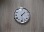 Klok modern zgan diameter :31,5 cm, Huis en Inrichting, Woonaccessoires | Klokken, Ophalen of Verzenden, Zo goed als nieuw, Digitaal