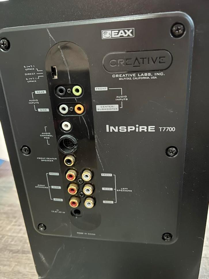 Creative Inspire T7700 - Surround set Speakers, Computers en Software, Pc speakers, Gebruikt, Overige typen, Ophalen