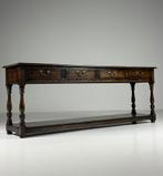 Engelse sidetable klassiek 20e eeuw eiken, Ophalen of Verzenden