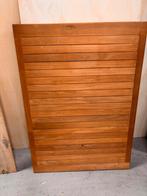 Teak tafelblad, 120x86x3, Ophalen, Zo goed als nieuw