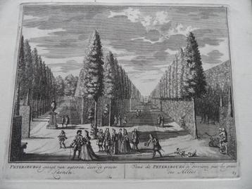83 Nigtevecht Petersburg Kopergravure 1719 beschikbaar voor biedingen