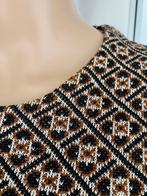 H103 Nieuw: Compagnia Italiana maat 36=S Set: jurk+vest, Kleding | Dames, Bruin, Nieuw, Compagnia Italiana, Ophalen of Verzenden