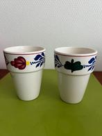 2 Royal Boch Boerenbont Bekers/Mokken, Huis en Inrichting, Keuken | Servies, Ophalen of Verzenden, Zo goed als nieuw, Aardewerk