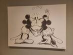 Mickey en Minnie Mouse canvas, 50 tot 75 cm, Nieuw, Ophalen of Verzenden, Print