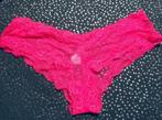 H&M neon fluor roze brazilian broekje shortje mt 44 kant, H&M, Verzenden, Roze, Broekje of Short