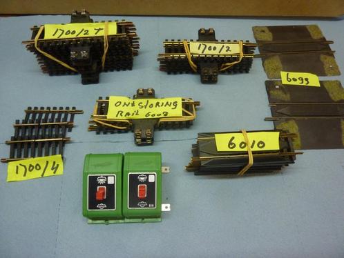 FLEISCHMANN DIV RAILJES 1700/2 T  1700/4  1700/2 6010  6008, Hobby en Vrije tijd, Modeltreinen | H0, Gebruikt, Rails, Gelijkstroom