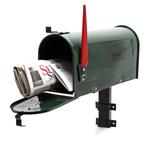 Amerikaanse brievenbus | met wandmontageset | Groen, Tuin en Terras, Brievenbussen, Nieuw, Staal, Verzenden