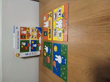 ravensburger 12 16 20 24 stukjes nijntje puzzel  beschikbaar voor biedingen