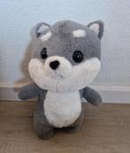 Knuffel paper duck husky kawaii cafe mimi shiba inu grijs, Ophalen of Verzenden, Zo goed als nieuw, Overige typen
