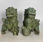 Grote set foo dogs China brons 21 cm / 4.8 kg, Ophalen of Verzenden