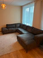 Grote Luxe U-Bank | Zeer nette staat | Trendhopper - Jakarta, Huis en Inrichting, Banken | Bankstellen, Ophalen, Stof, Tokai Antraciet, U-vorm