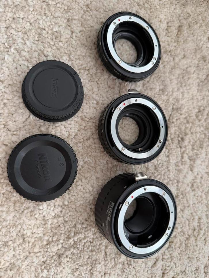 Meike tussenringenset voor Nikon, Audio, Tv en Foto, Fotografie | Doka Toebehoren, Nieuw, Ophalen of Verzenden