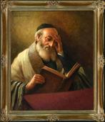 == JUDAICA = lezende rabbijn = Max Schneider 1903-1980 ==, Ophalen of Verzenden