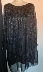 Mooie glitter jurk of lange tuniek, Zwart, Maat 46/48 (XL) of groter, Ophalen of Verzenden, Zo goed als nieuw