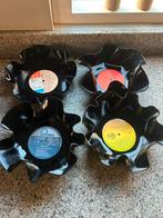 Lp schaaltjes per 2 - 2 LP schalen - mooi muziek schaal, Ophalen of Verzenden, Zo goed als nieuw, Rond