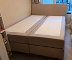 Swiss Sense boxspring 160x200, Huis en Inrichting, Slaapkamer | Bedden, Ophalen, Beige, Tweepersoons, Zo goed als nieuw