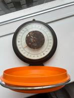 Vintage Brabantia Keukenweegschaal Oranje Retro, Verzamelen, Retro, Ophalen of Verzenden
