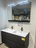 Badmeubel set Ben Vario zwart eiken 120x51, Ophalen, 100 tot 150 cm, Nieuw, Minder dan 100 cm