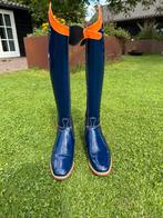 Derby blauw/oranje rijlaars, maat 37, Ophalen, Gebruikt, Dressuur, Dames