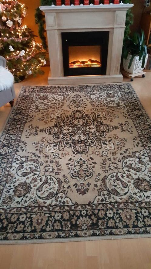 Perzisch vloerkleed., Huis en Inrichting, Stoffering | Tapijten en Kleden, Gebruikt, 200 cm of meer, Rechthoekig, Crème, Beige