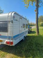 Ideaal voor jonge gezinnen! Hobby 440 Stapelbed + voortent, Dwars-stapelbed, Hobby, Treinzit, 750 - 1000 kg
