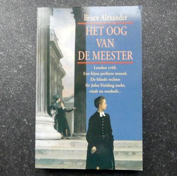 Het oog van de meester - Bruce Alexander detective boek beschikbaar voor biedingen
