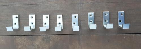 8x Intersteel Jashaak - Kapstokhaak 40 mm Aluminium, Huis en Inrichting, Woonaccessoires | Kapstokken, Zo goed als nieuw, Wandhaken