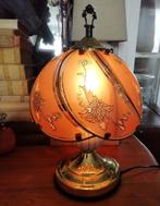 Hollywood regency tafellamp vintage messing porselein retro, Ophalen of Verzenden, Huis en Inrichting